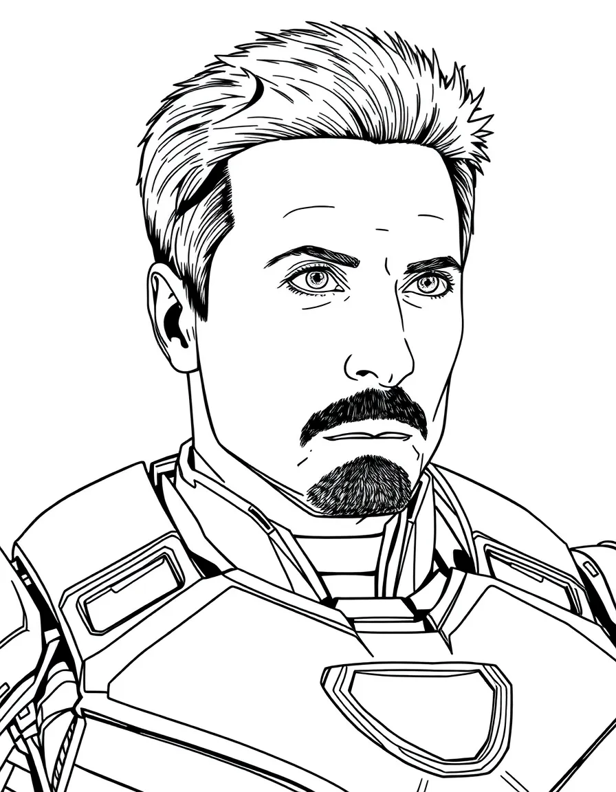 Robert Downey Jr. as Iron Man.