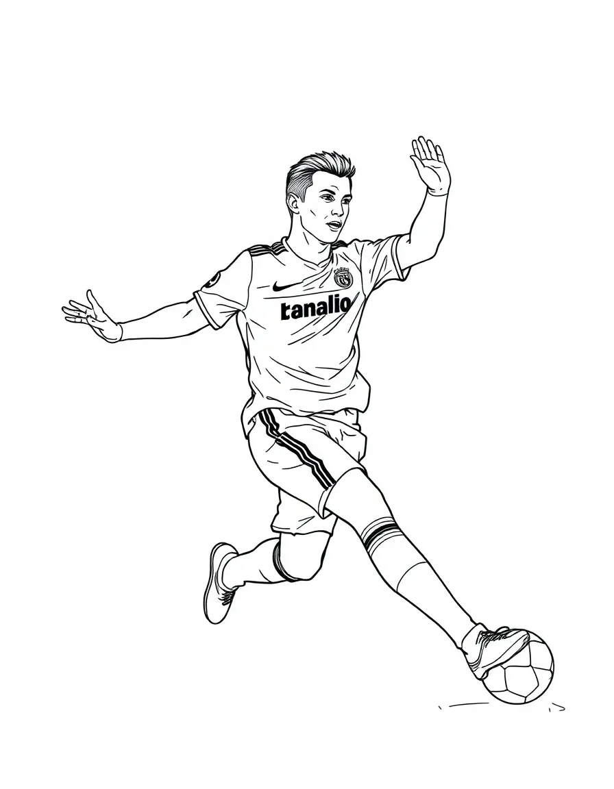 Cristiano Ronaldo scoring.