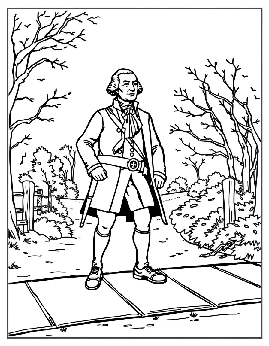 George Washington crossing.