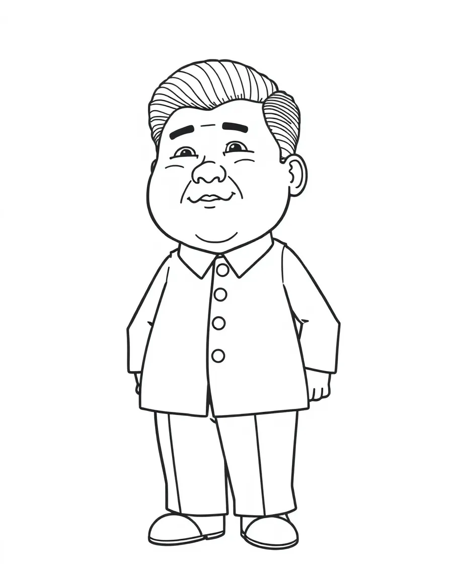 Xi Jinping standing.