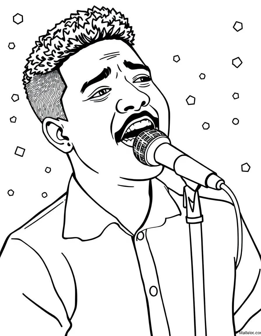 Lin-Manuel Miranda singing.