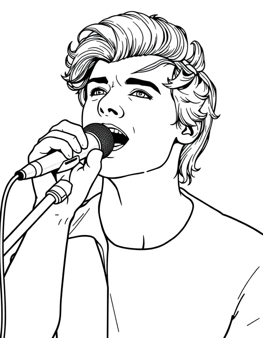 Harry Styles singing.