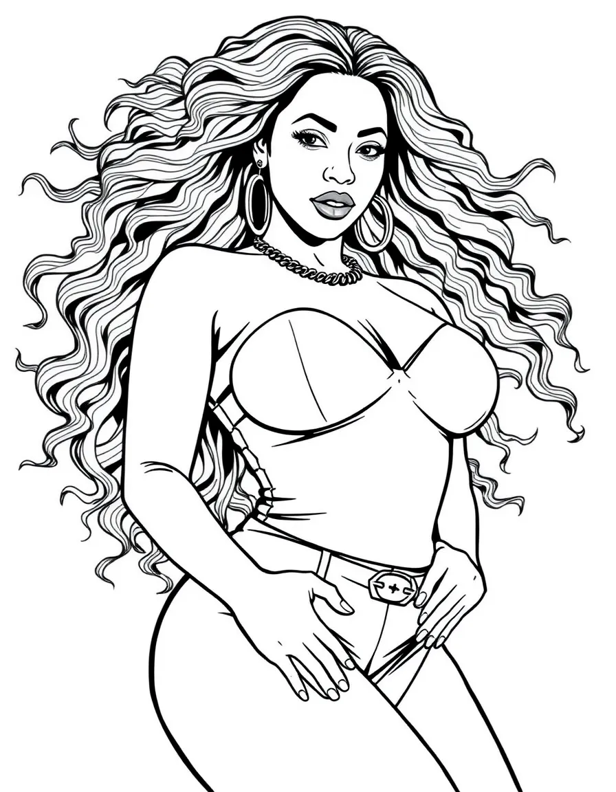 Beyoncé posing.