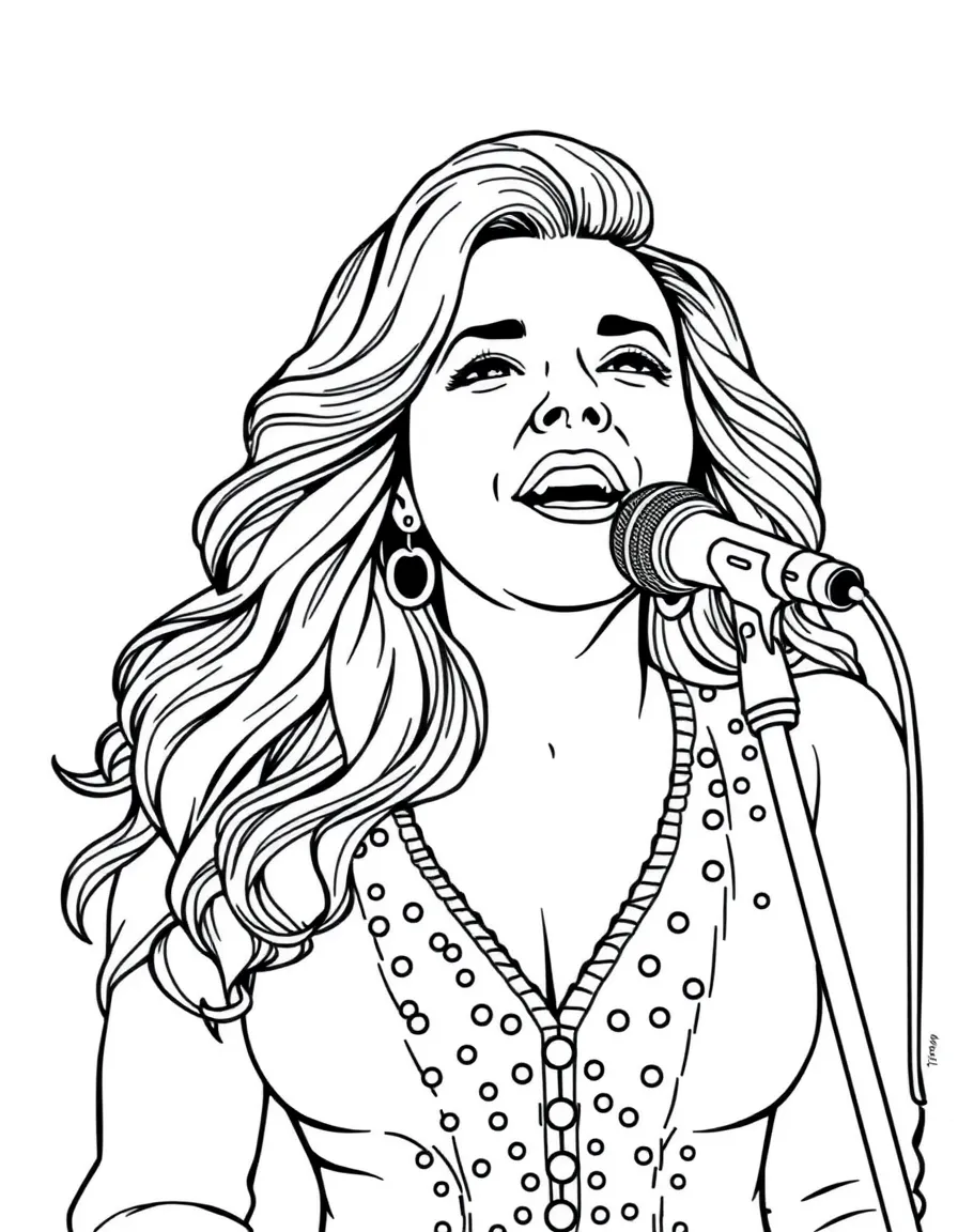 Shania Twain singing.