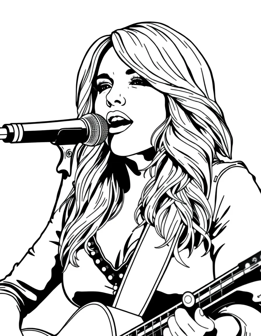 Miranda Lambert singing.