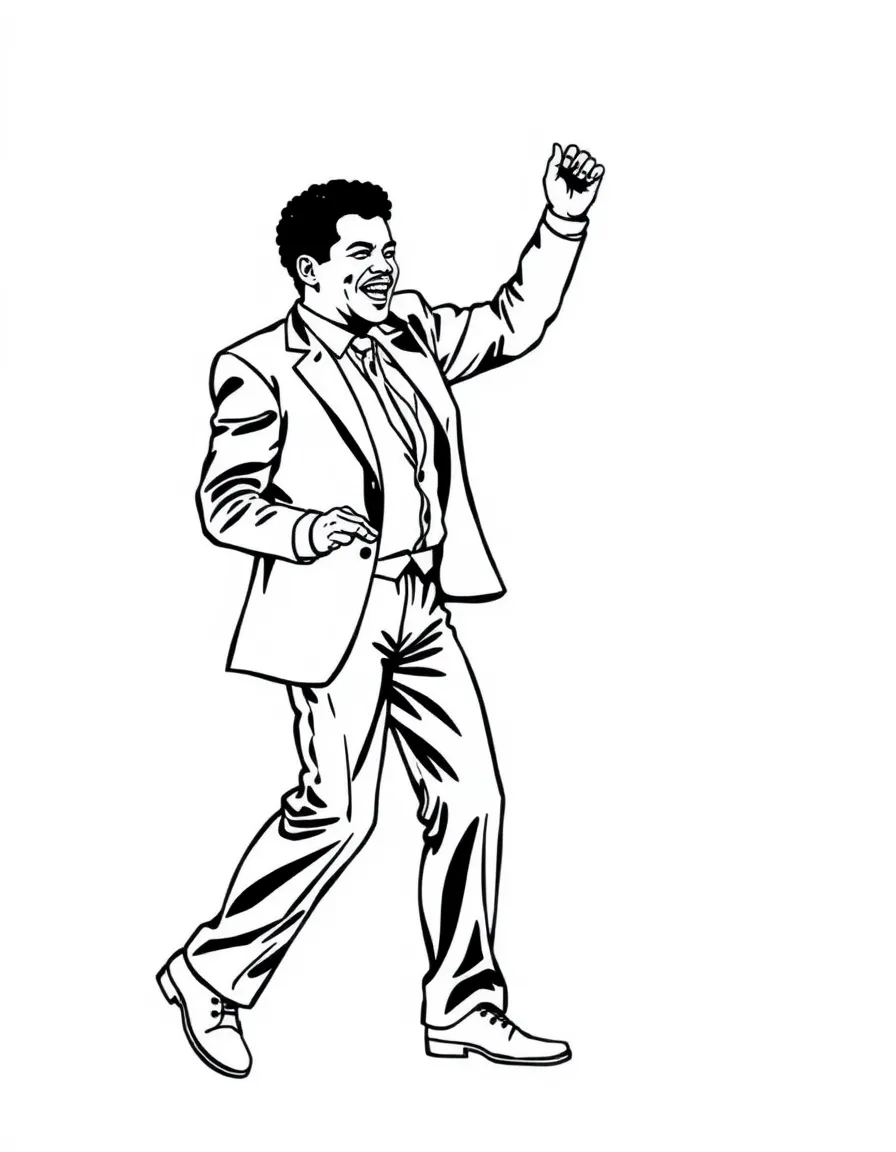 James Brown dancing.