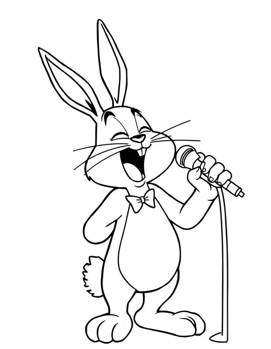 Bad Bunny singing.