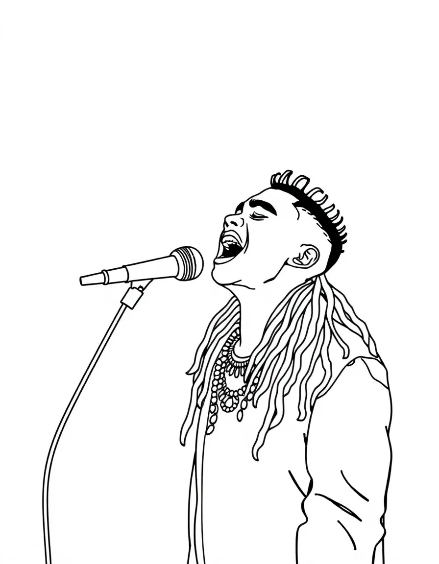 Maluma singing.