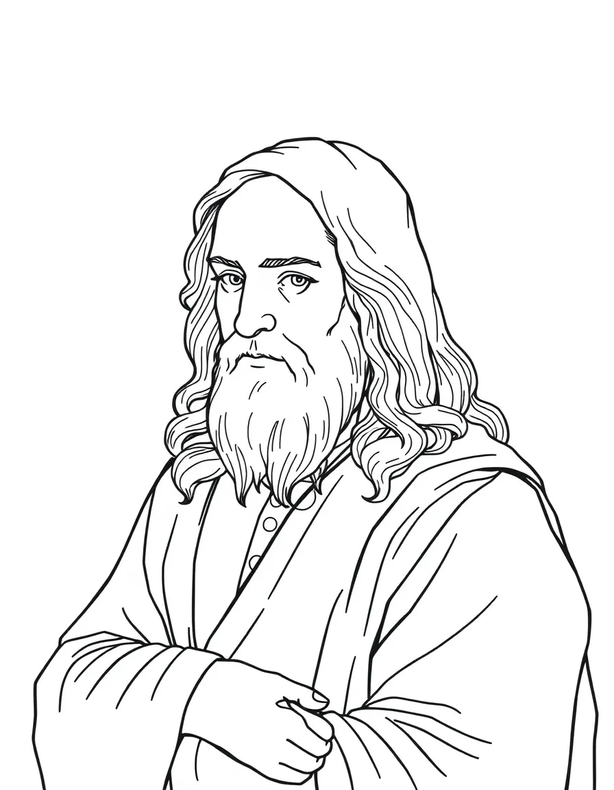 Leonardo da Vinci drawing.