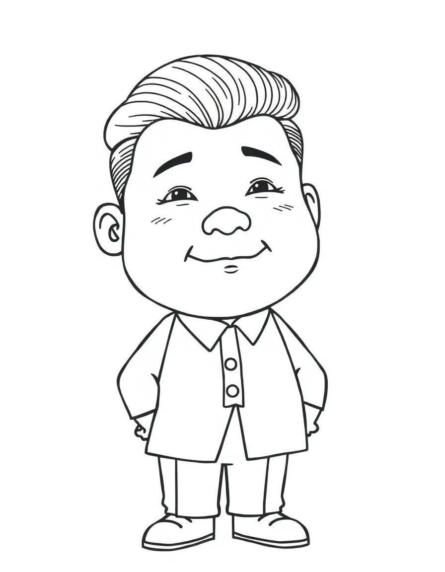Xi Jinping standing.