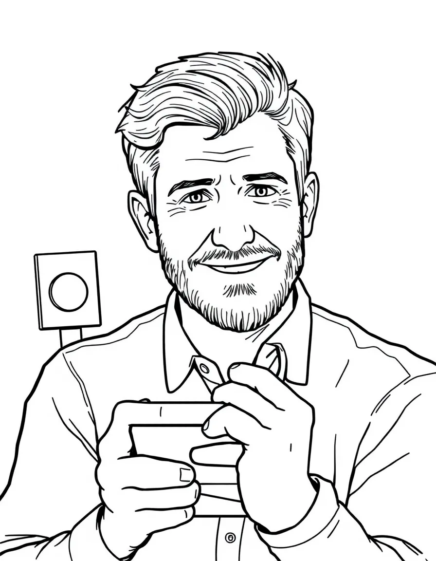 Reed Hastings with a remote.