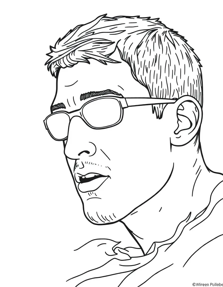 Michael Phelps swimming.