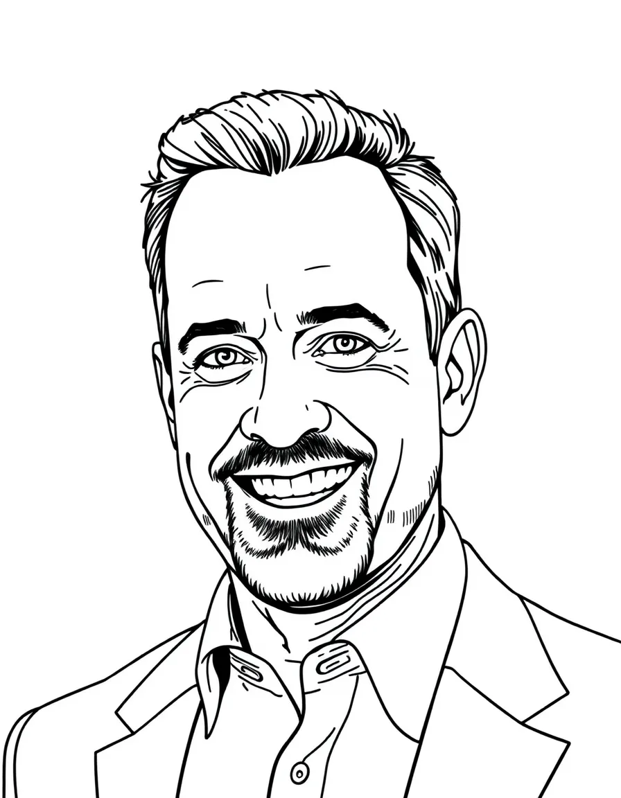 Tom Hanks smiling.