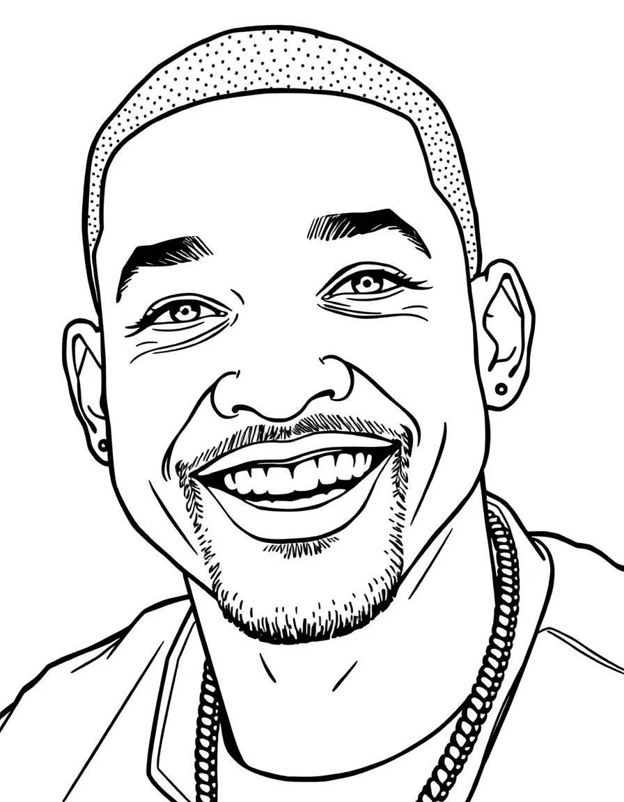 Will Smith smiling.