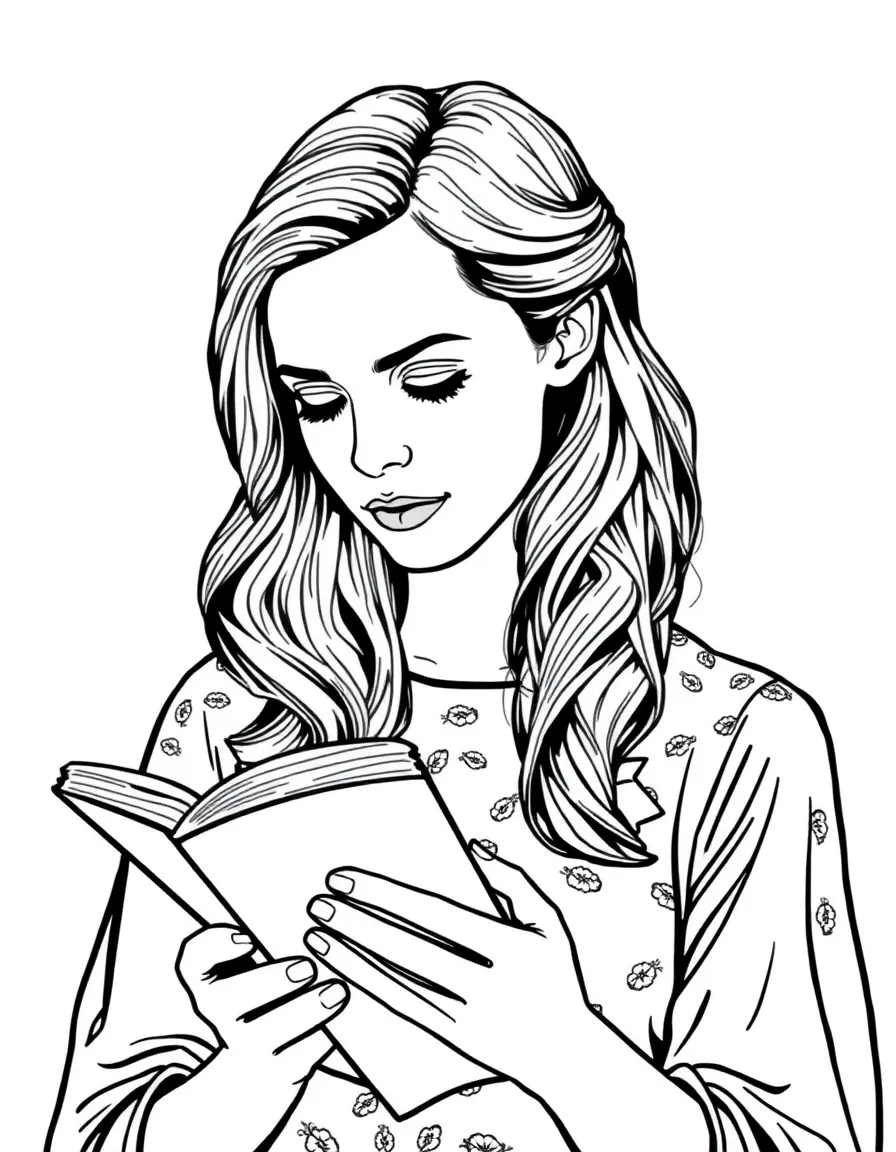 Emma Watson reading.