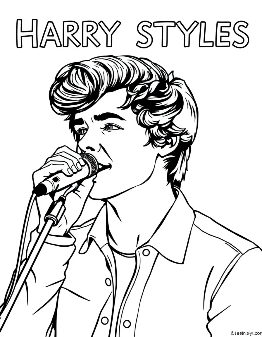 Harry Styles singing.