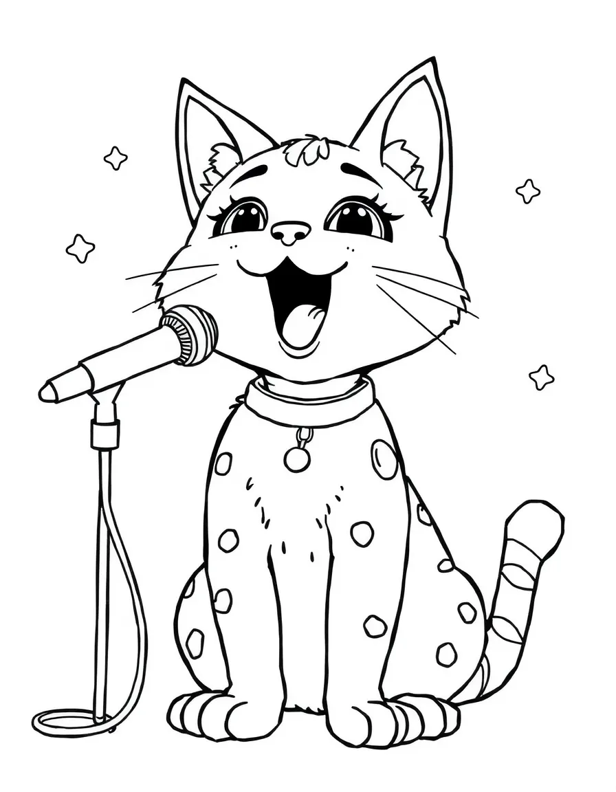 Doja Cat singing.