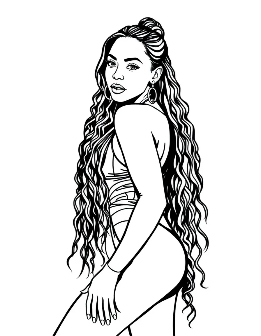 Beyoncé posing.