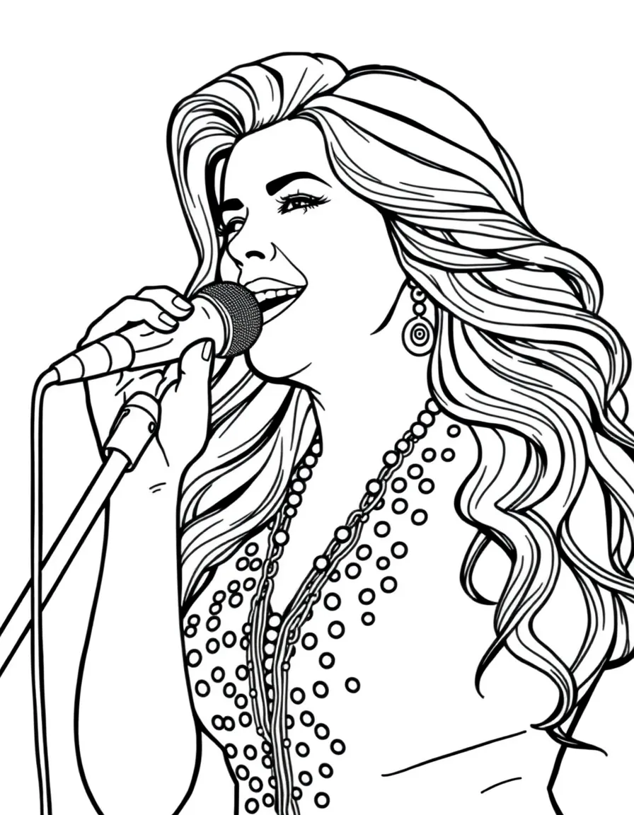 Shania Twain singing.