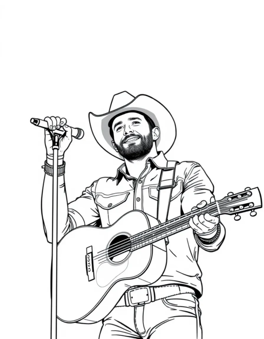 Luke Bryan singing.