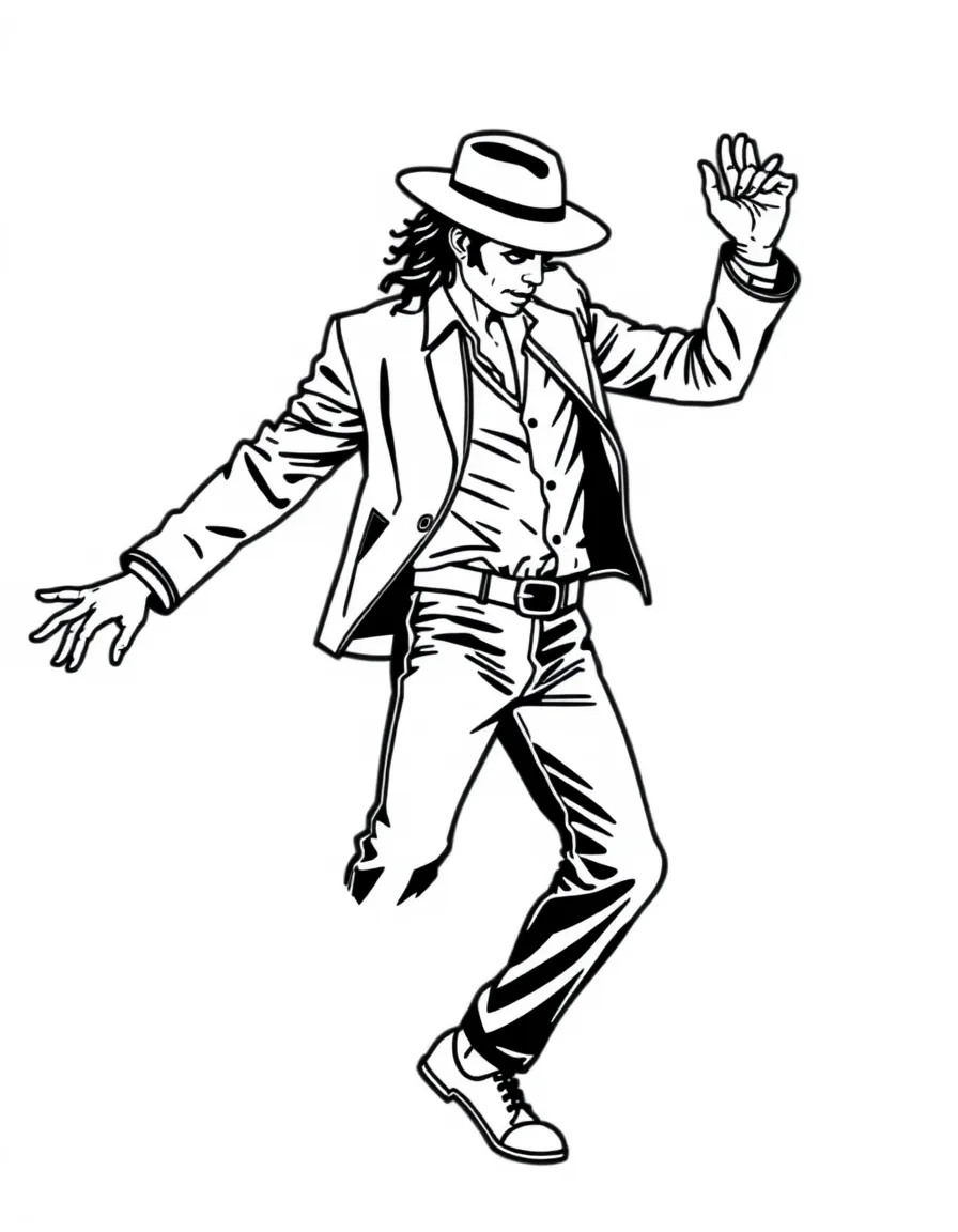 Michael Jackson dancing.
