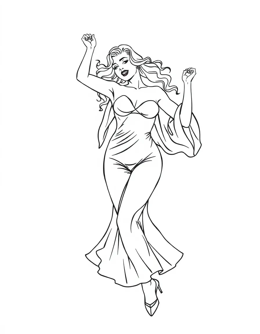 Madonna dancing.