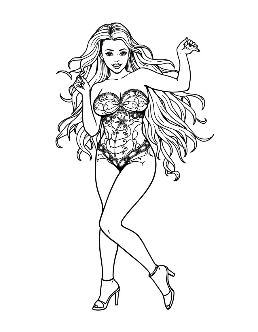Britney Spears dancing.