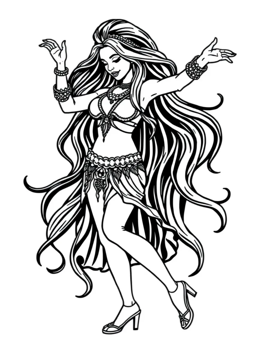 Shakira dancing.