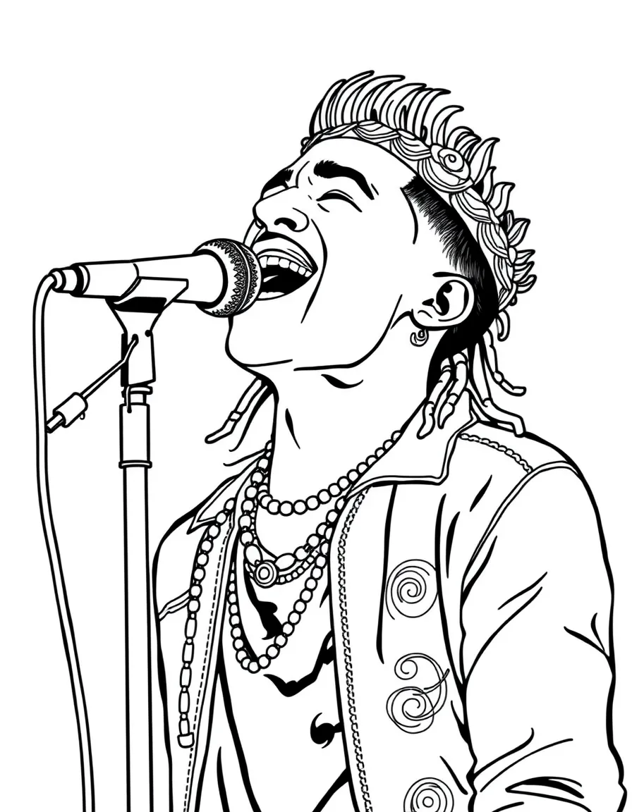 Maluma singing.