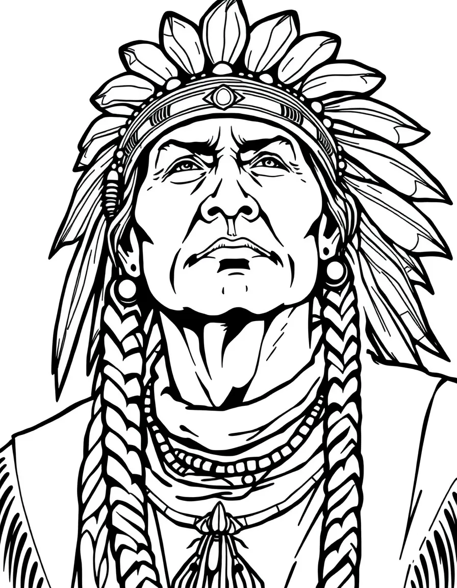 Native American man