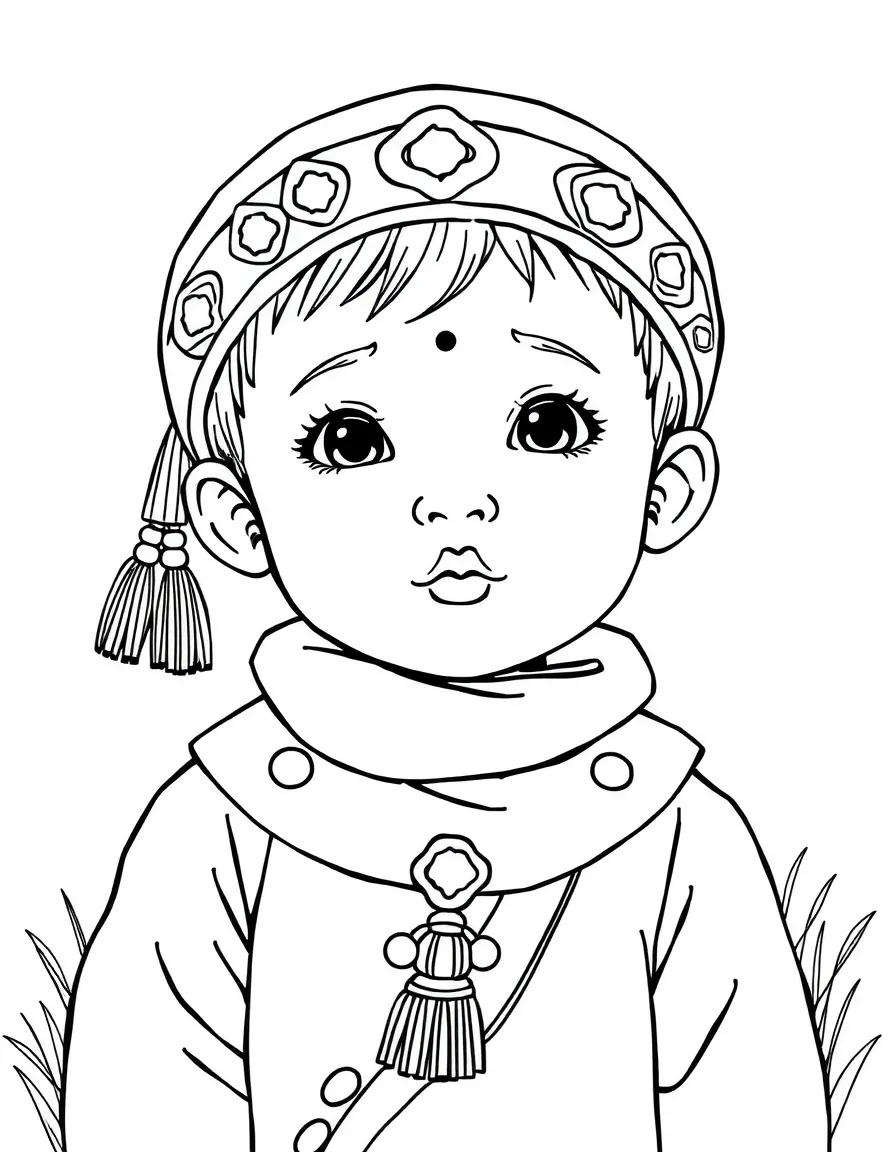 Mongolian child