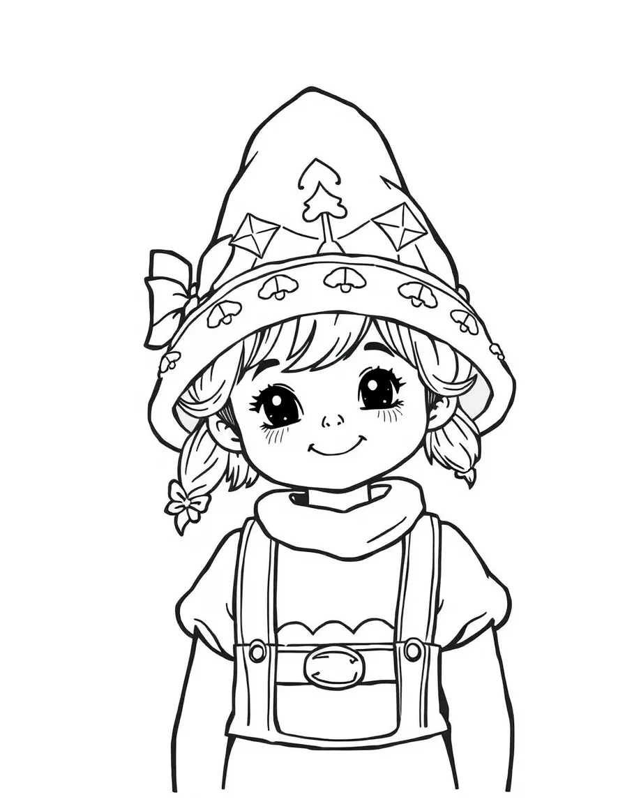A child in a traditional Bavarian hat for Germany.