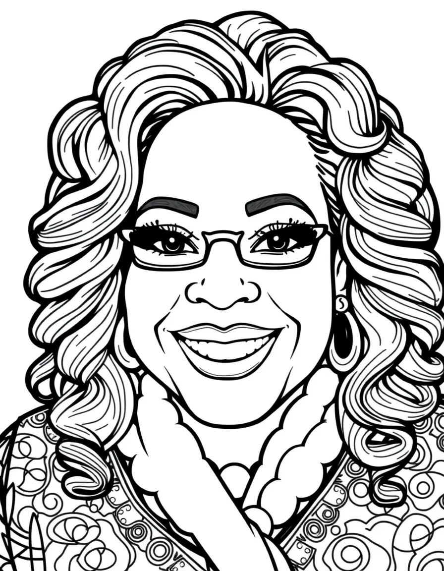 Oprah Winfrey happy