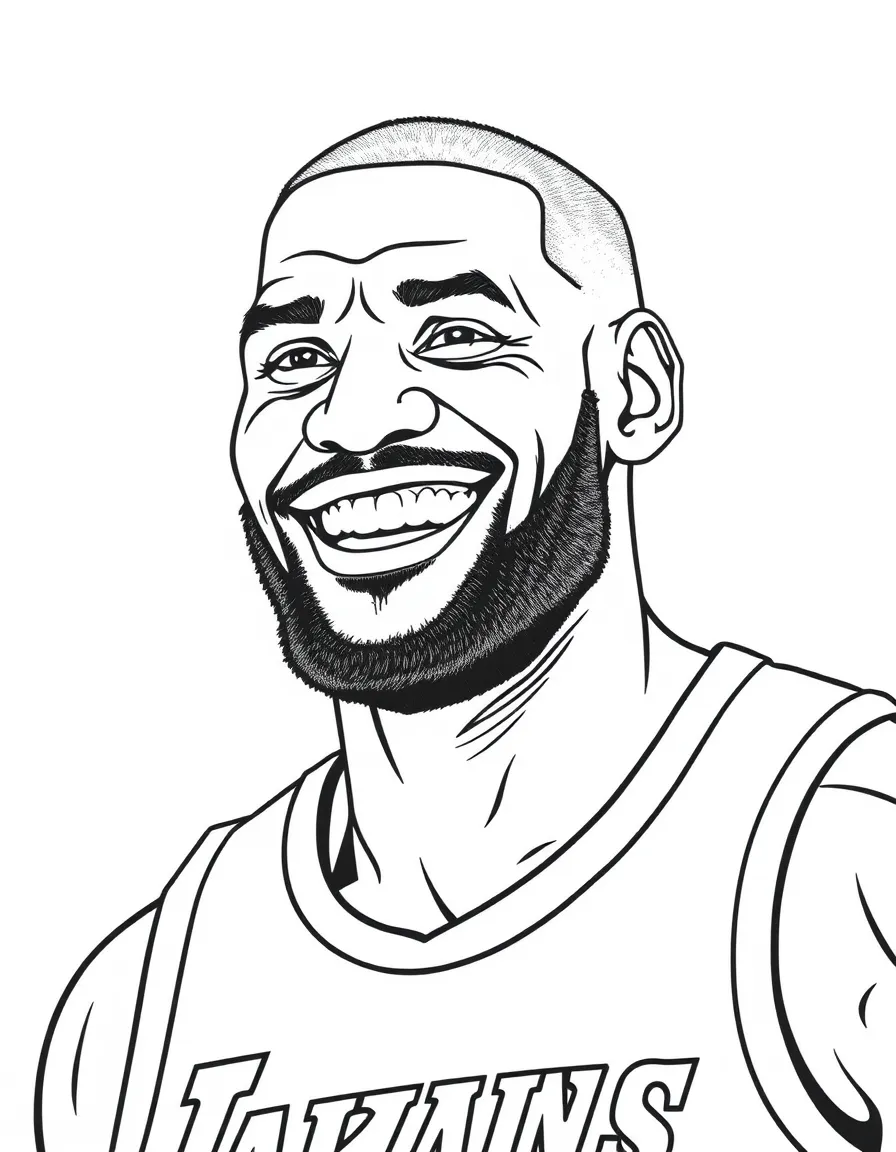LeBron James smiling