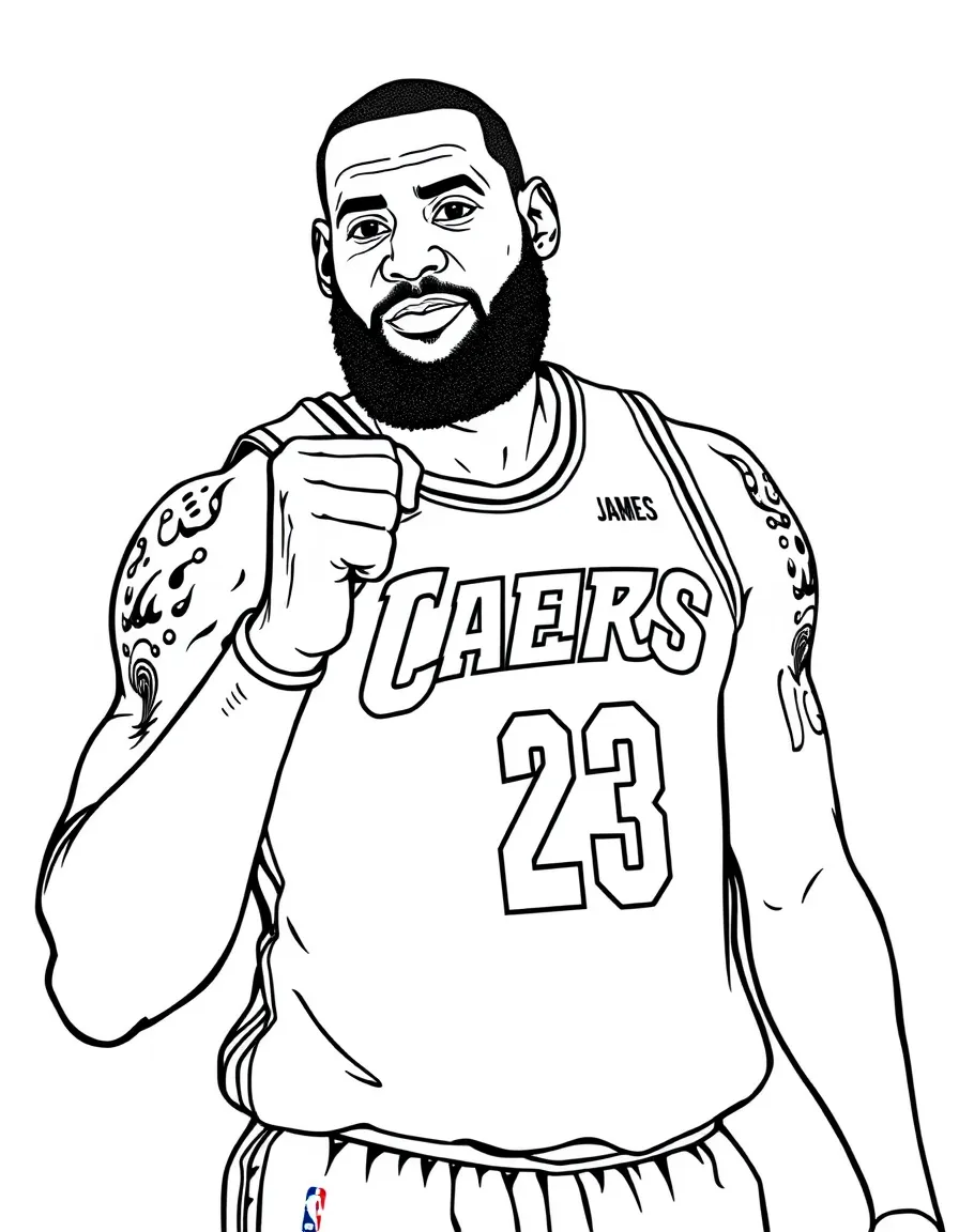LeBron James giving a fist bump