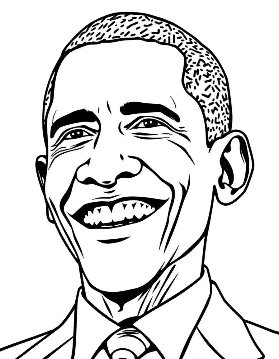 Barack Obama smiling