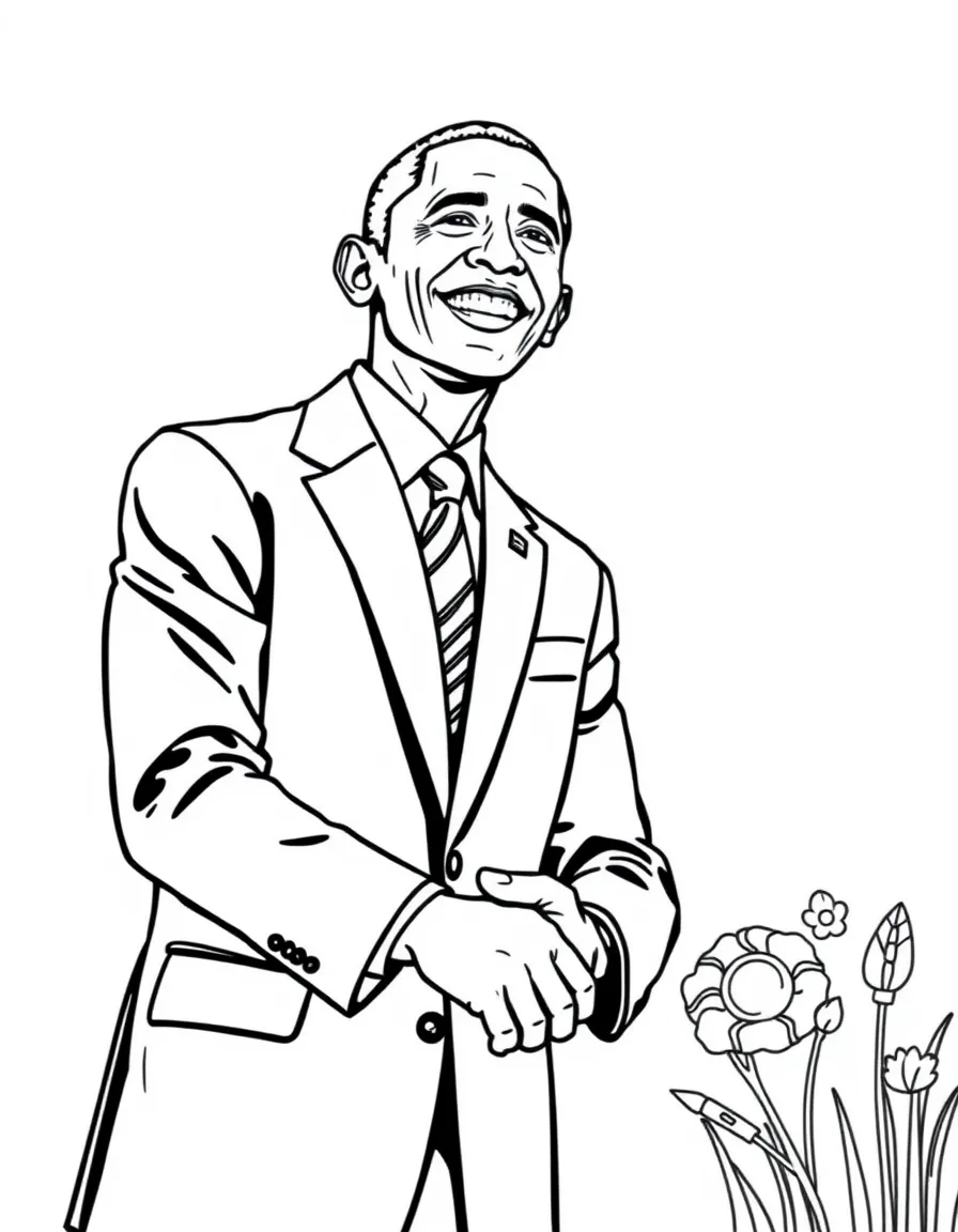 Barack Obama shaking hands