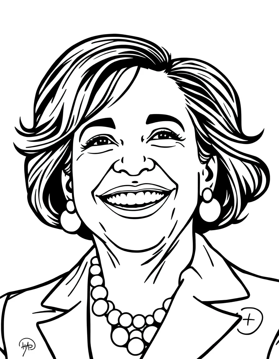 Kamala Harris happy