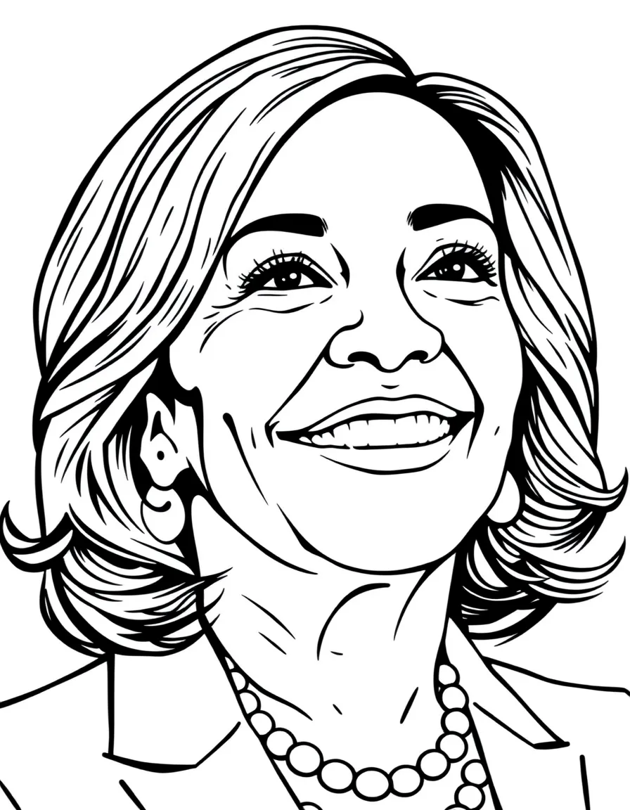 Kamala Harris with a confident smile
