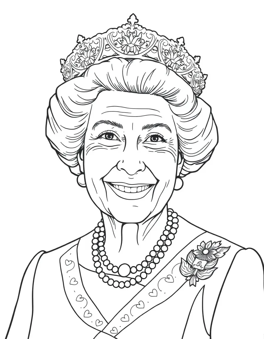 Queen Elizabeth II smiling