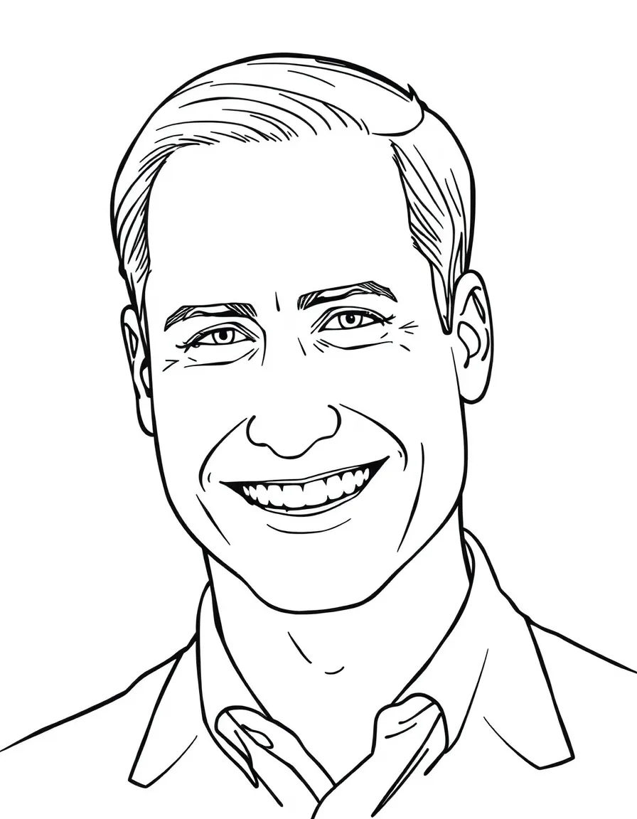 Prince William smiling