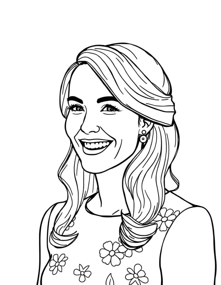 Kate Middleton happy