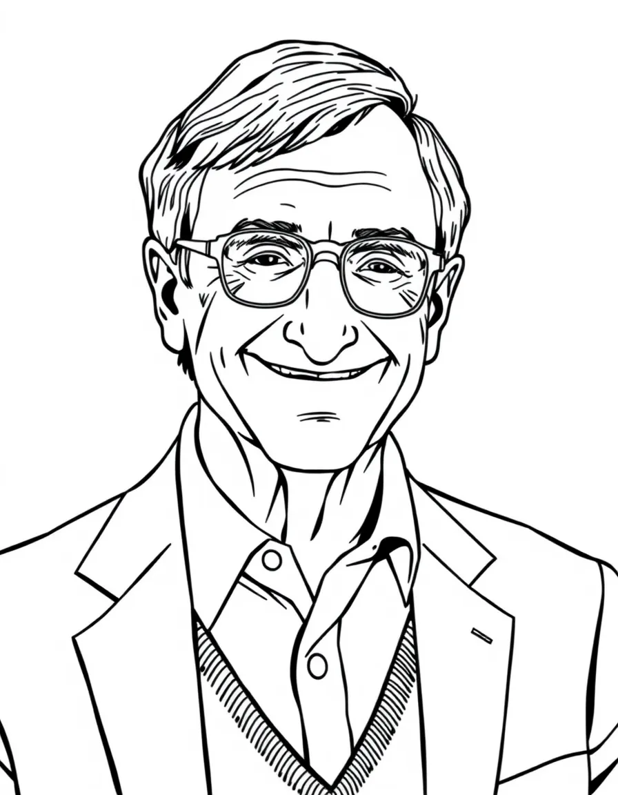 Bill Gates happy