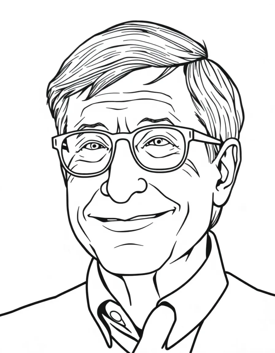 Bill Gates smiling thoughtfully