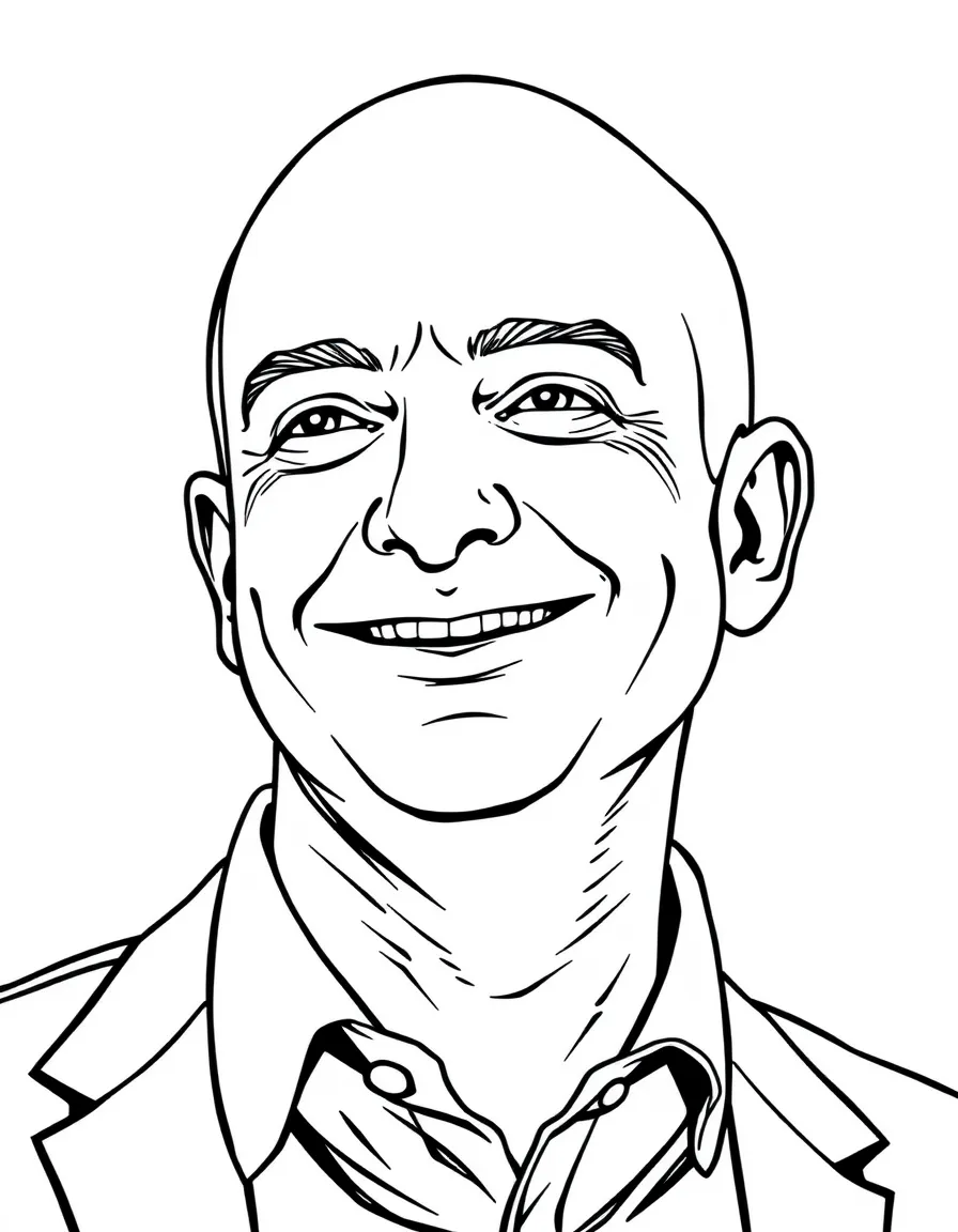 Jeff Bezos smiling
