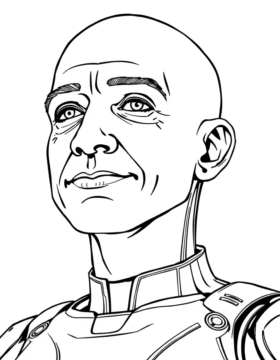 Jeff Bezos with a robot