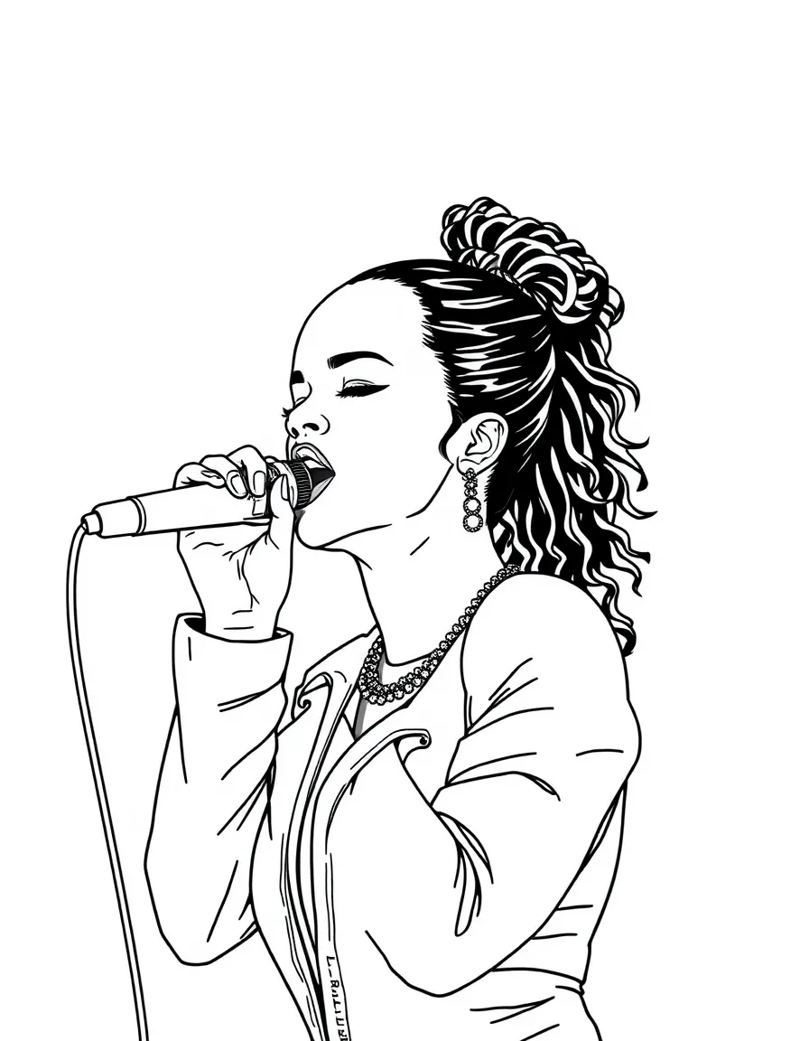 Rihanna singing