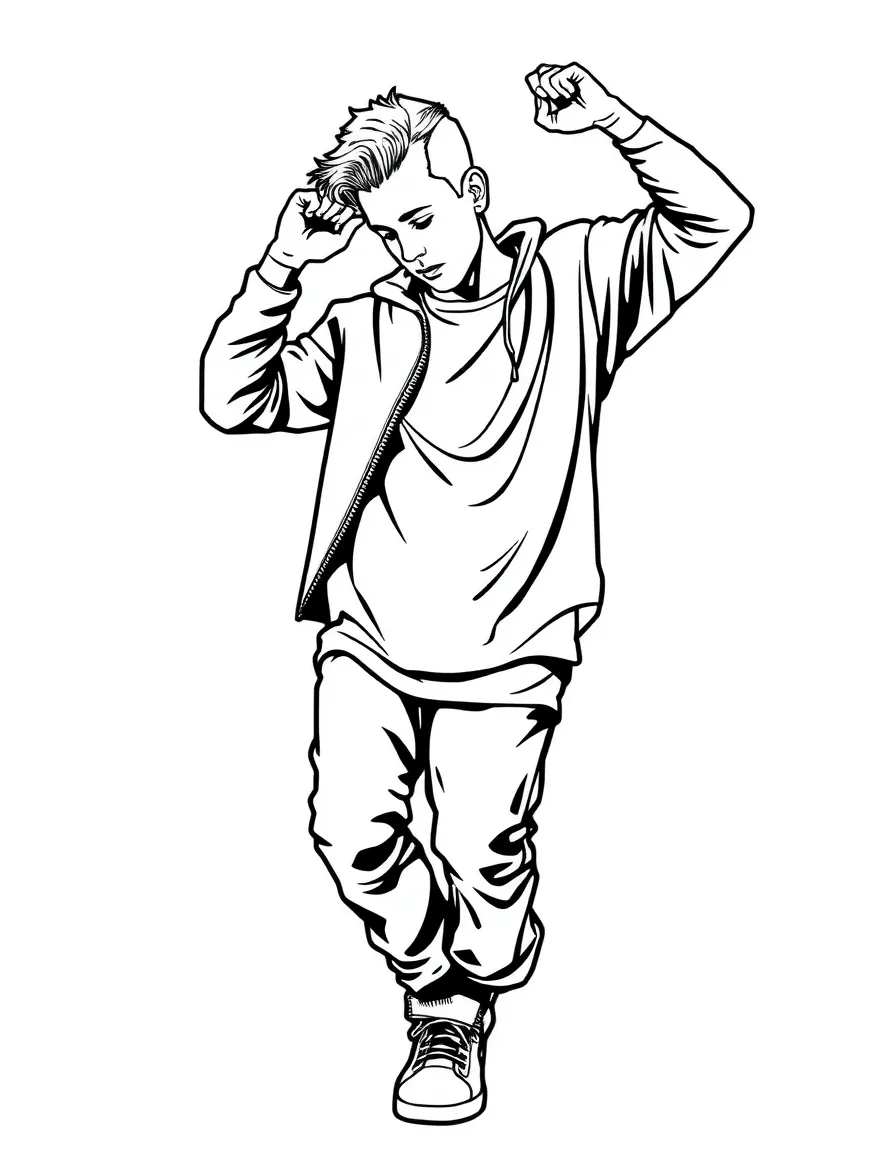 Justin Bieber dancing
