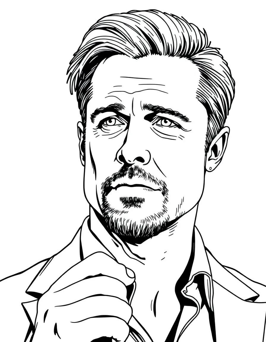 Brad Pitt acting