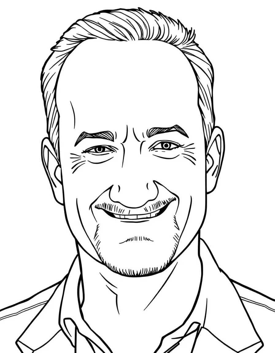 Tom Hanks smiling